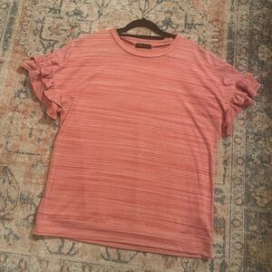 KLD NWOT Women's Ruffle Sleeve Top